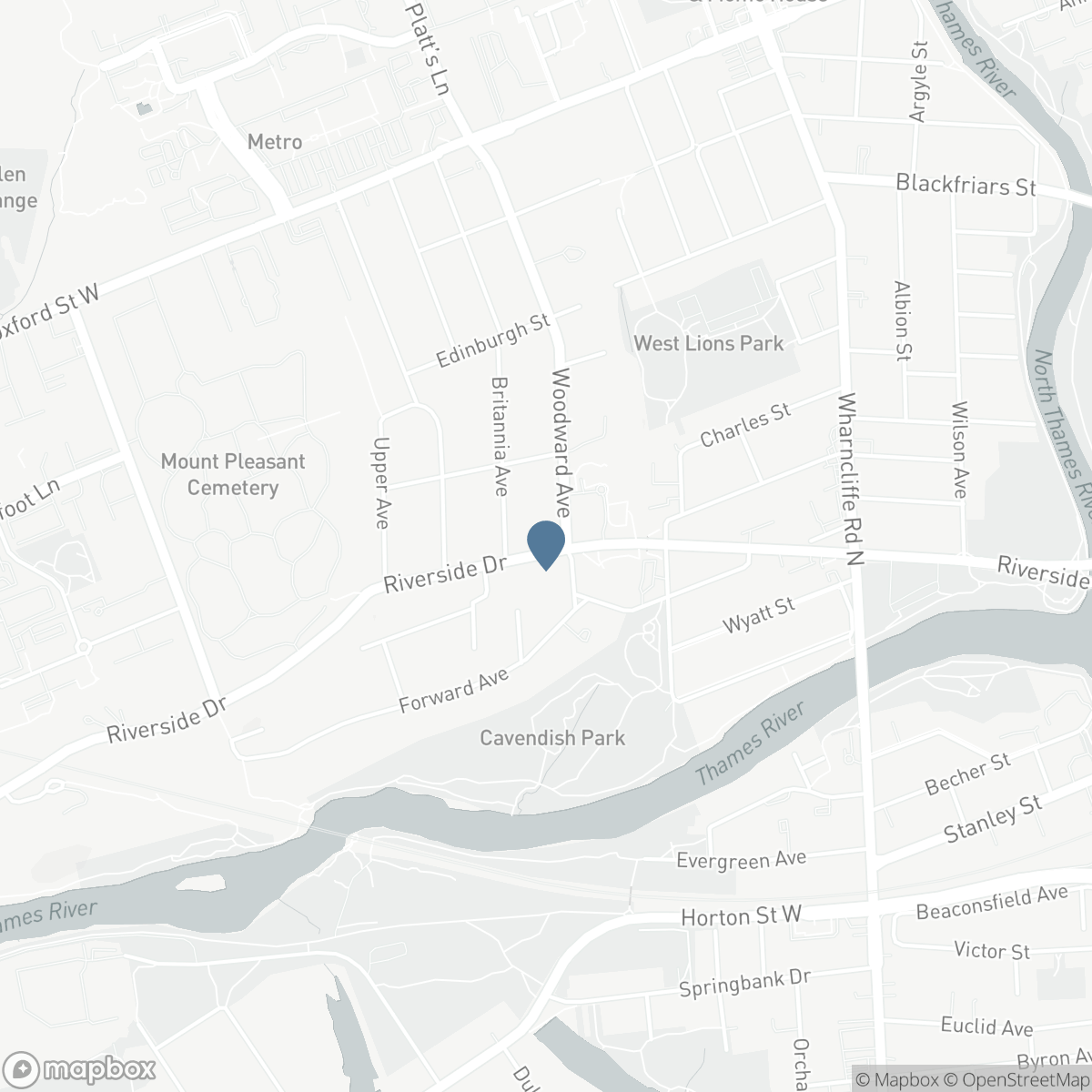 228 RIVERSIDE DRIVE, London, Ontario N6H 1E6